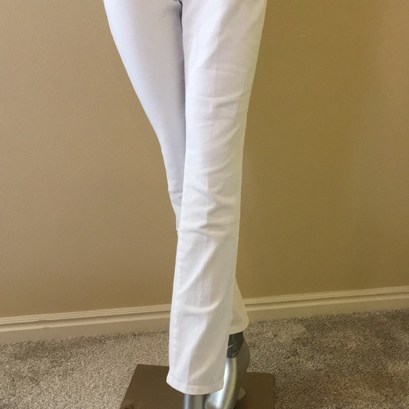 LRL Lauren Ralph Lauren White Classic Straight Jeans petite - Picture 3 of 16